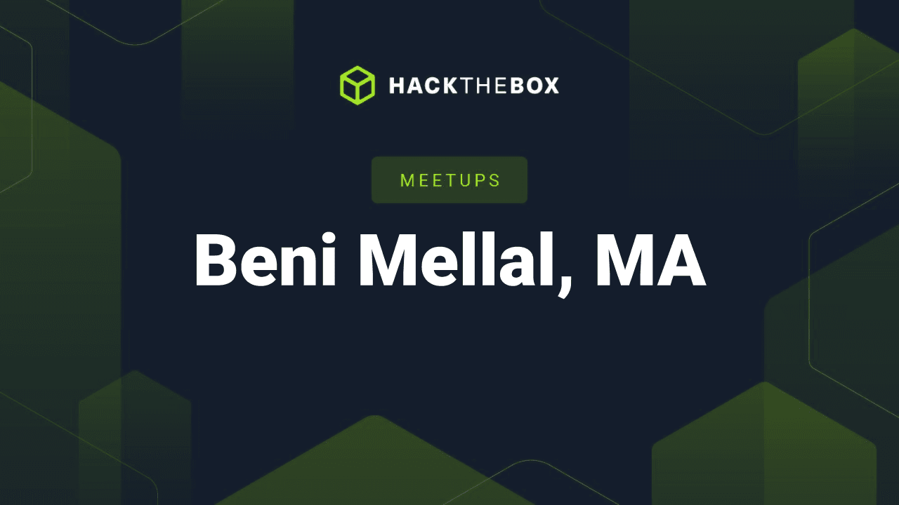 HackTheBox Meetup - Béni Mellal